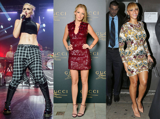 Gwen Stefani, Blake Lively, Beyonce Gwen Stefani, Blake Lively, Beyonce